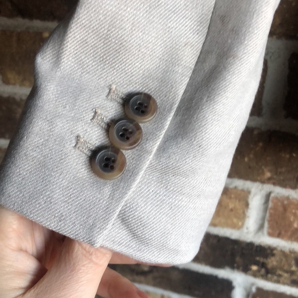 J Crew Parke blazer in stretch linen Flax - Picture 6 of 9